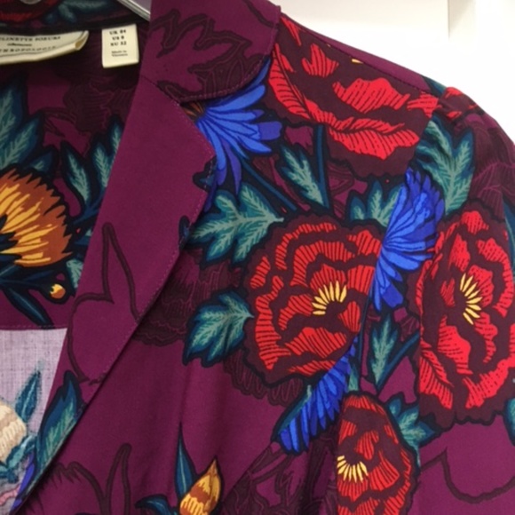 NEW Anthropologie Moulinette Soeurs Maisie Floral Crop Blouse - Picture 5 of 11